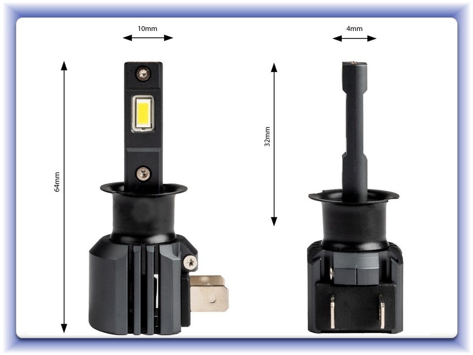Led žiarovky H3 series X4 Aviator