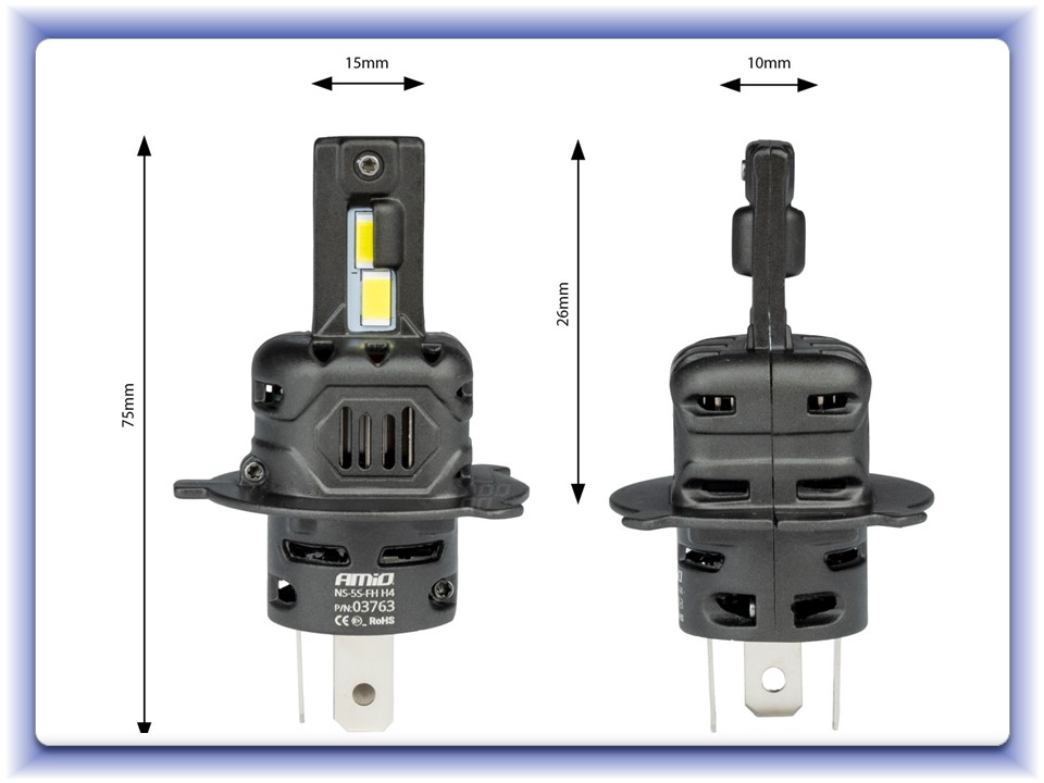 Led žiarovky H4/H19 series X4 Aviator