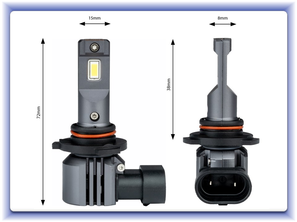Led žiarovky HB3 9005 HIR1 9011 H10 series X4 Aviator