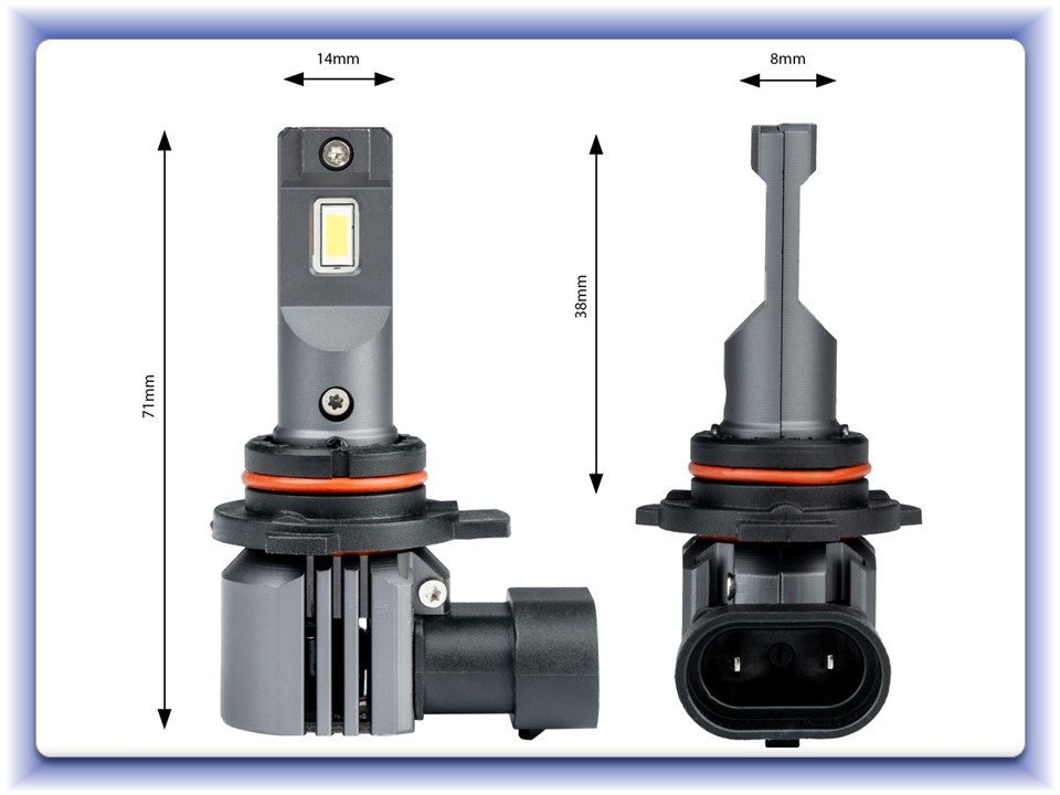 Led žiarovky HIR2 9012 series X4 Aviator