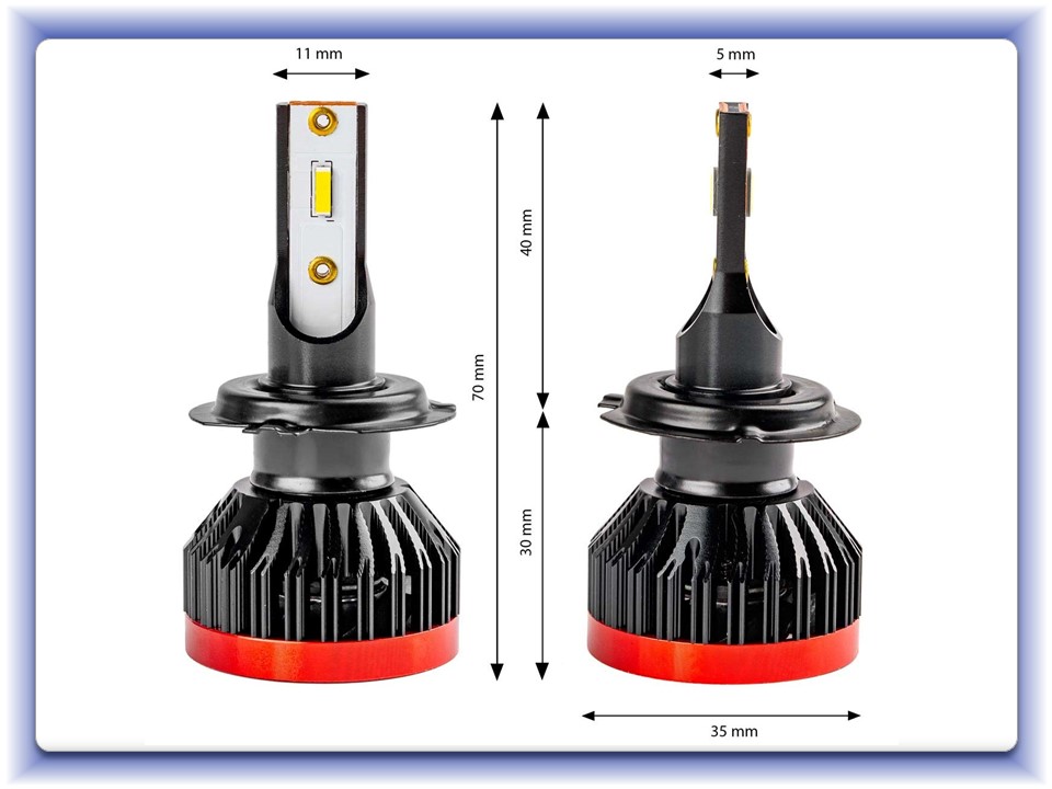Led žiarovky H7/H18 series BF