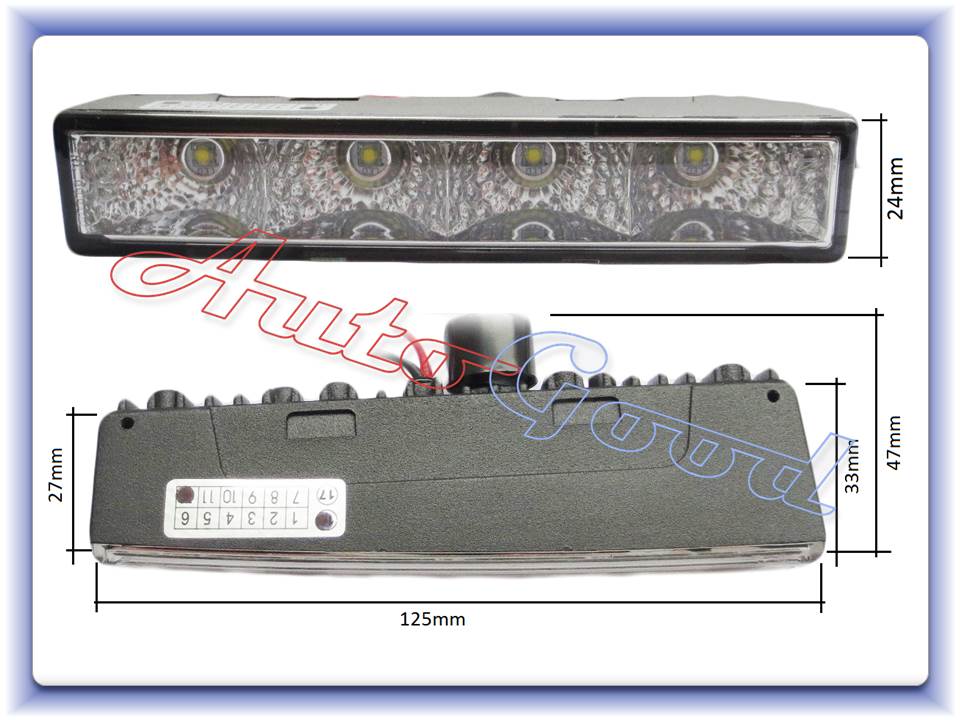 LED denné svietenie DRL 540 PRO