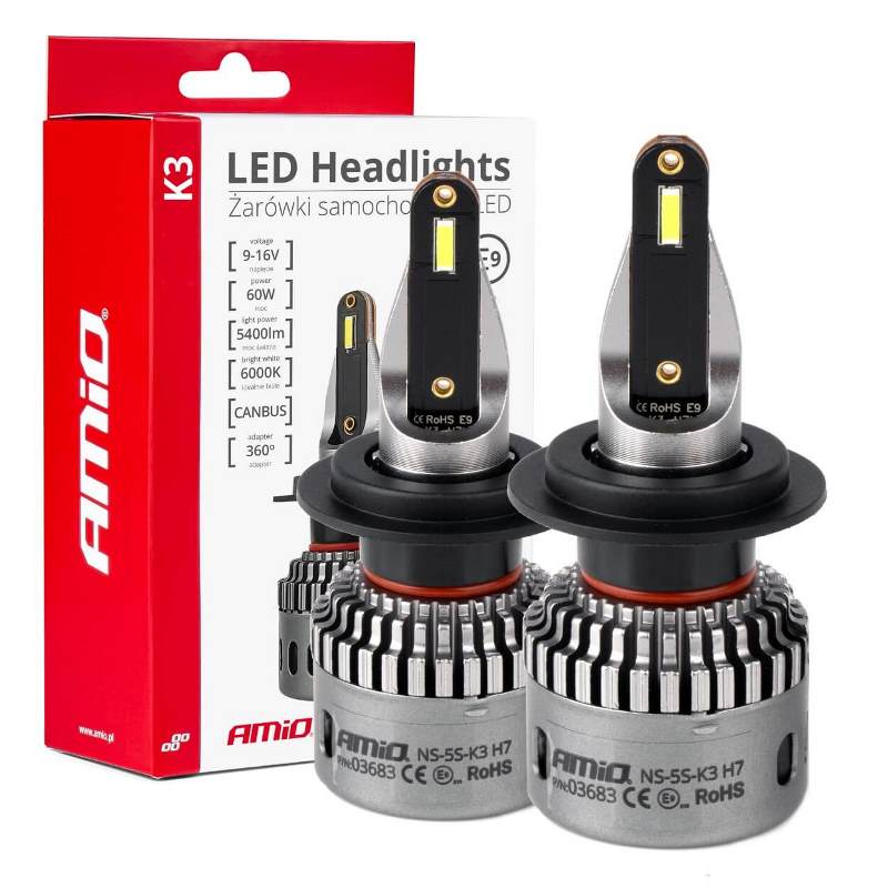 Led žiarovky H7/H18 série K3 Canbus