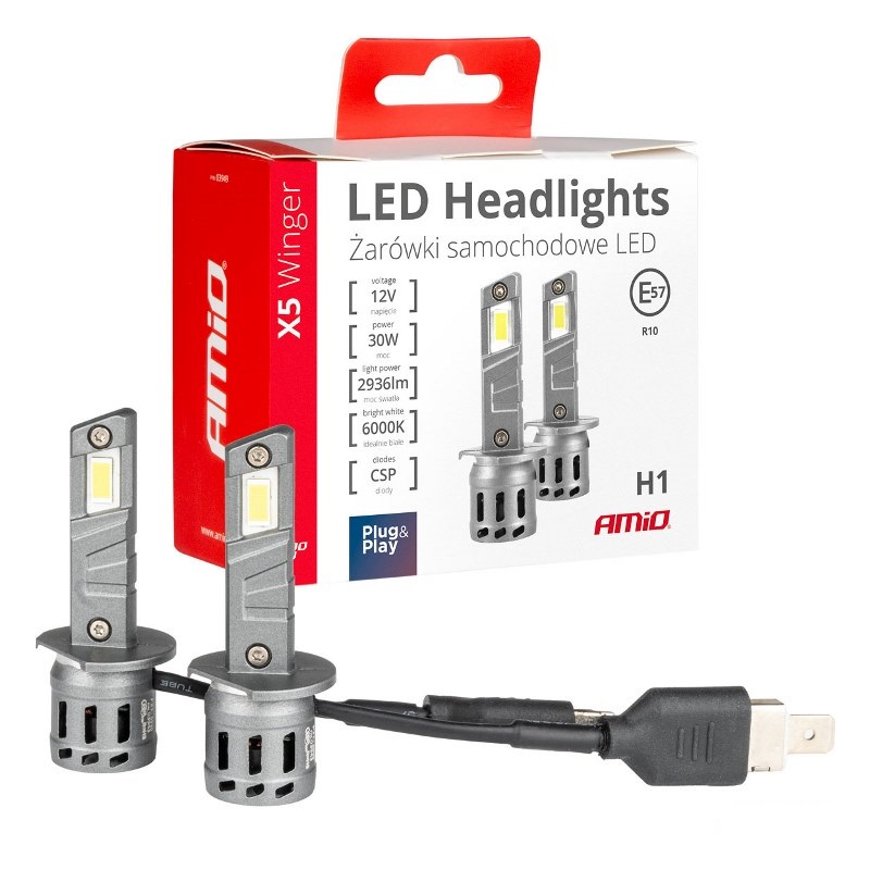 Led žiarovky H1 séria X5-WINGER Canbus