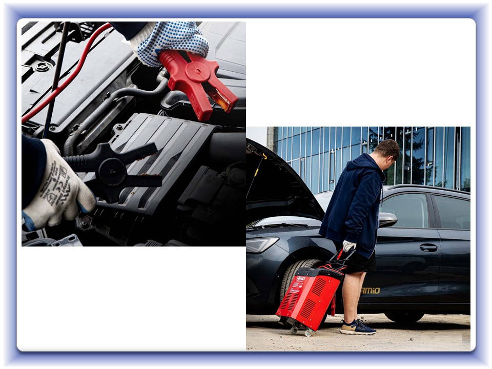 Autonabíjačka s funkciou štartovania max. 40 A 12 V 24 V štartovanie 300 A