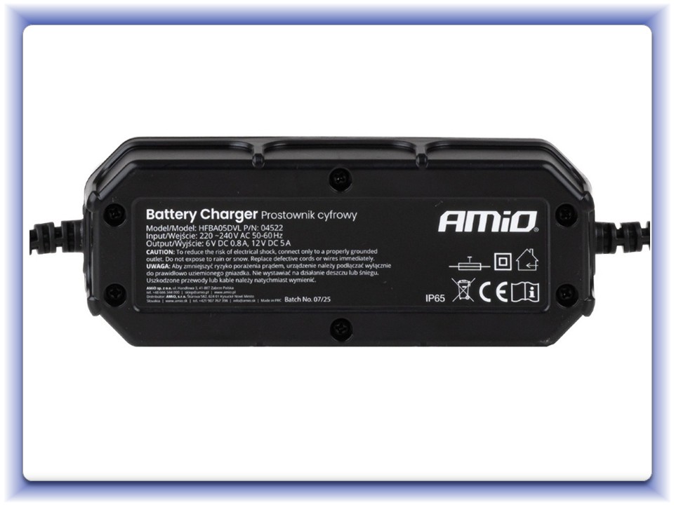 Nabíjačka digitálna LEAD ACID LFP MAX 5A 6/12V