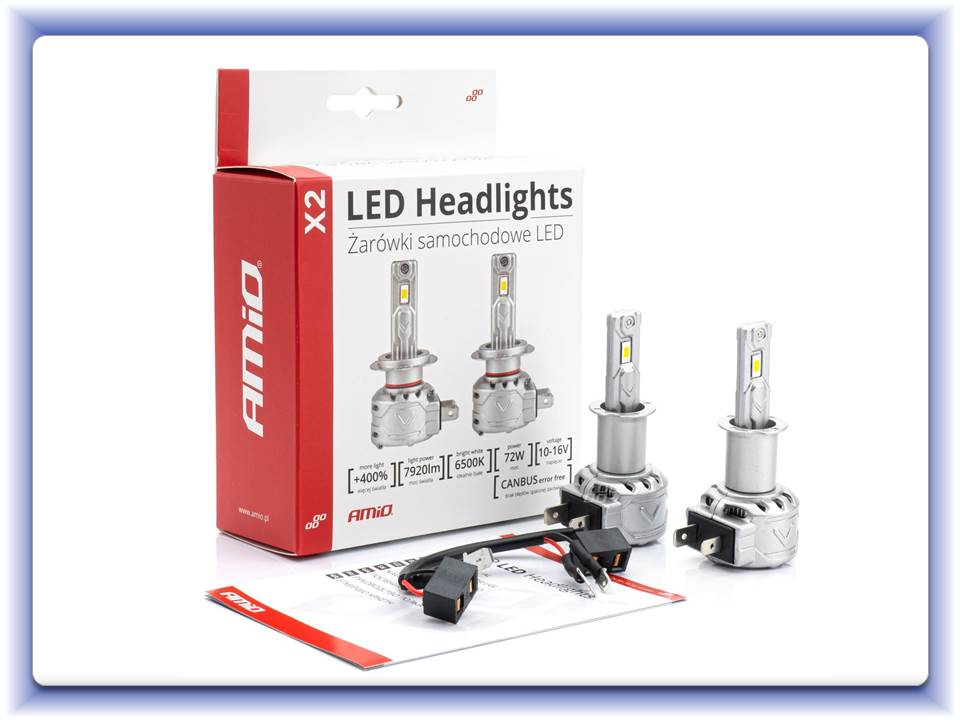 Led žiarovky H3 series X2 Canbus