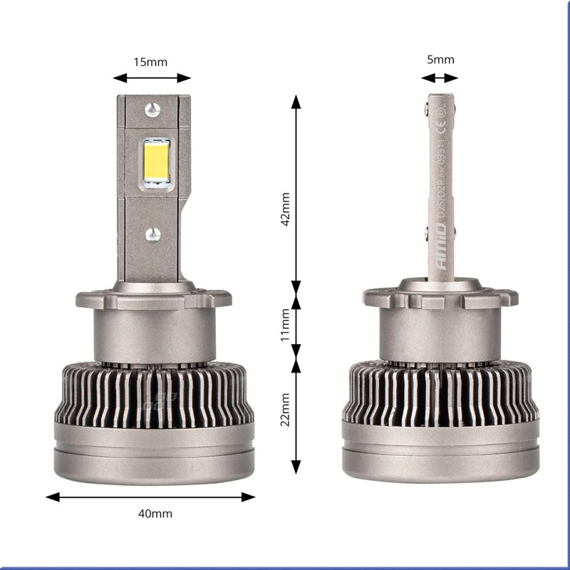 Prémiové LED žiarovky D4S / D4R (8600 lm) s CANBUS + Sada 4 utierok ZDARMA