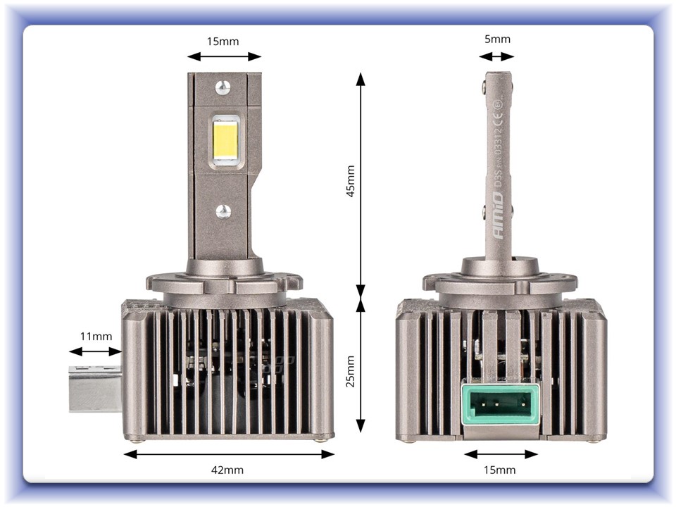 Led žiarovky D3S series XD
