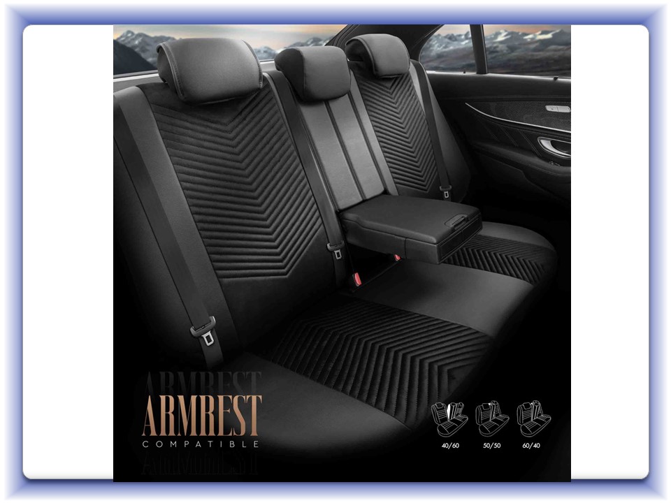 Autopoťahy OTOM ADVANCED 204 BLACK BABYFACE 3-ZIP