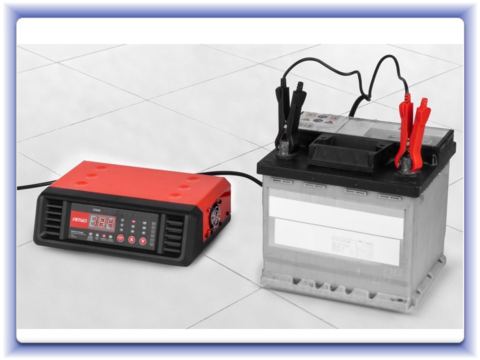 Digitálna stacionárna nabíjačku 10A 6V 12V