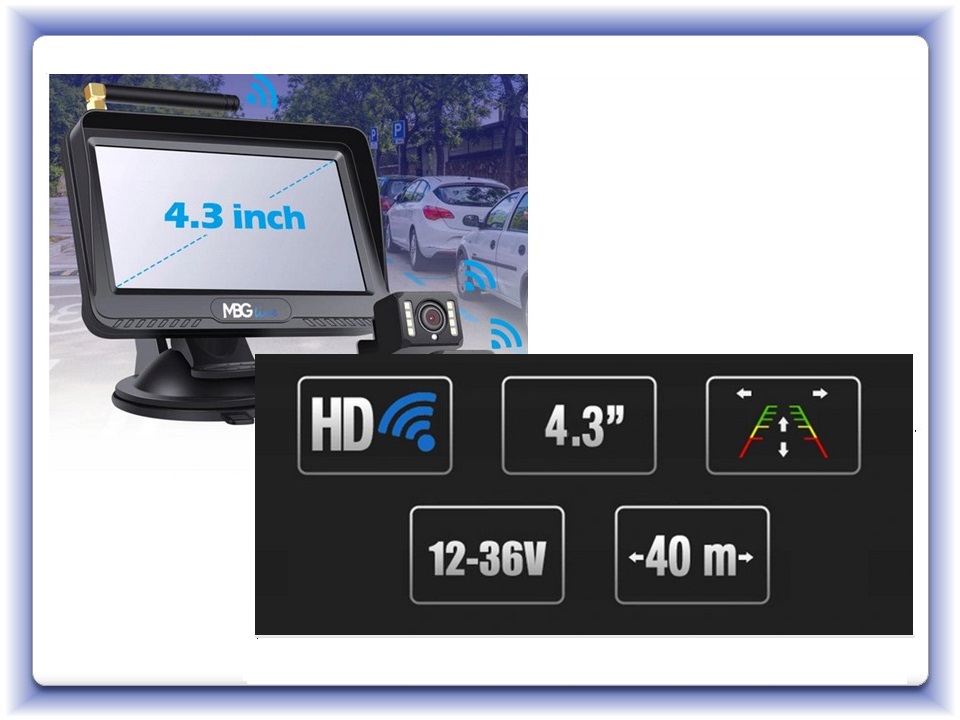 Parkovací set bezdrôtový D-435 12-24V 