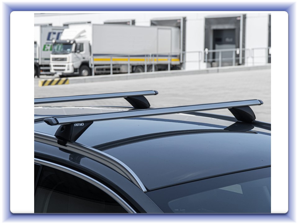 Strešný nosič hliníkový pre integrované lyžiny 1200mm CRR-03