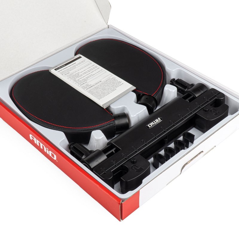 Sklopná opierka hlavy do auta, Poťah-čierny materiál