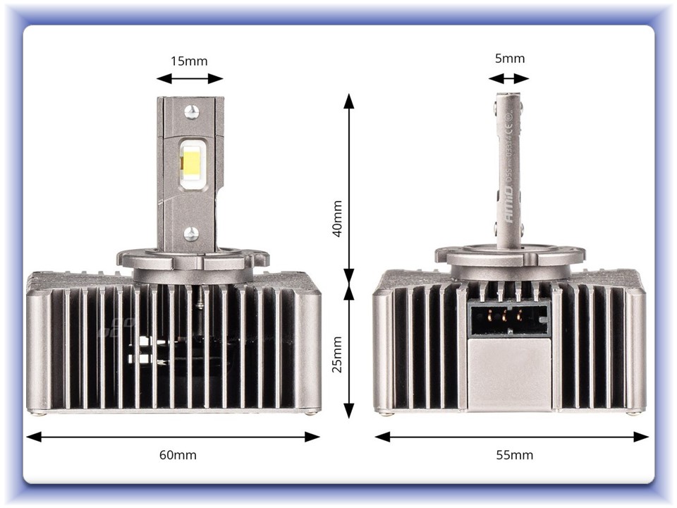 Led žiarovky D5S series XD