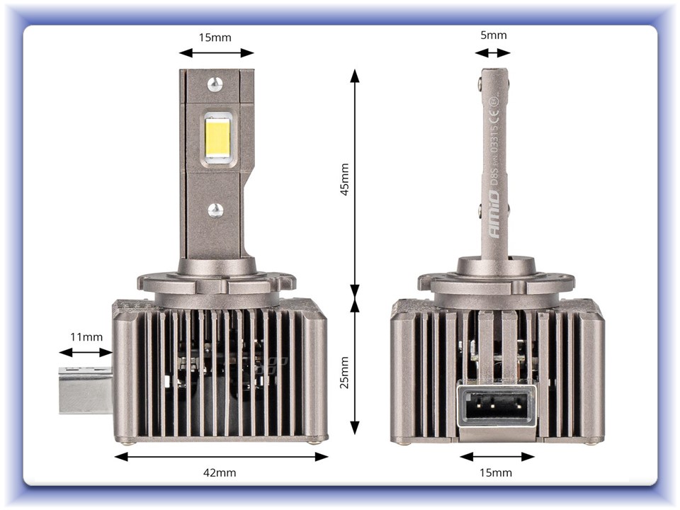 Led žiarovky D8S series XD