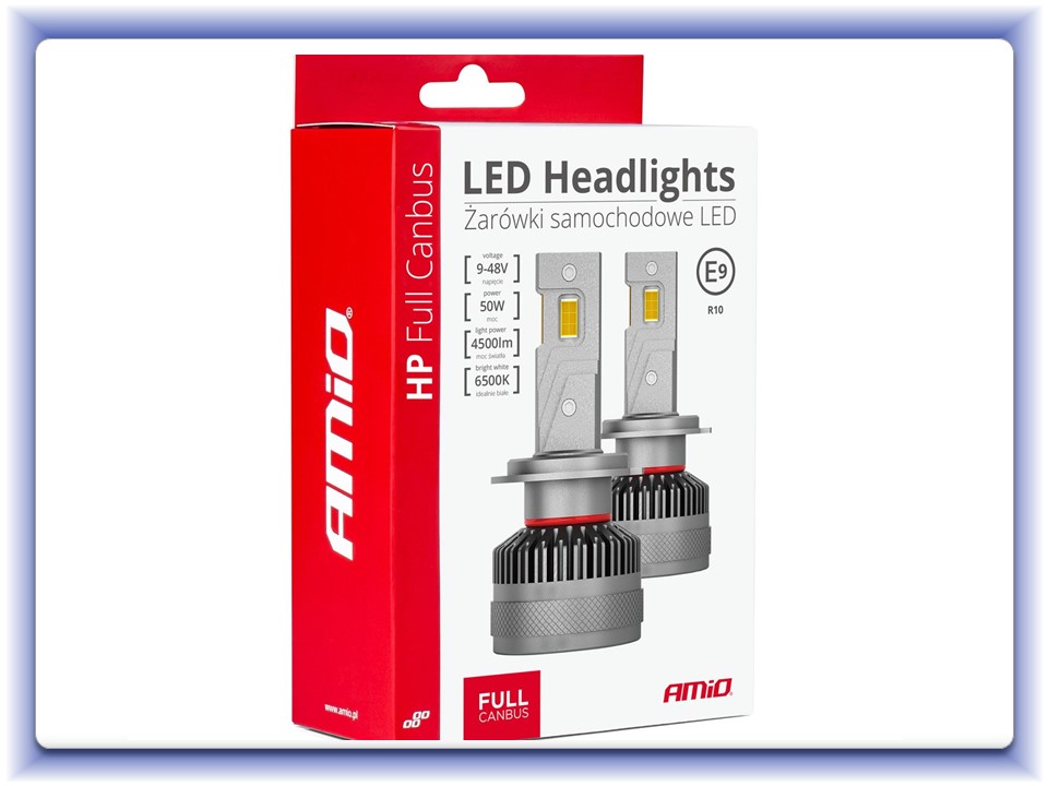 Led žiarovky H4/H19 séria HP Full Canbus