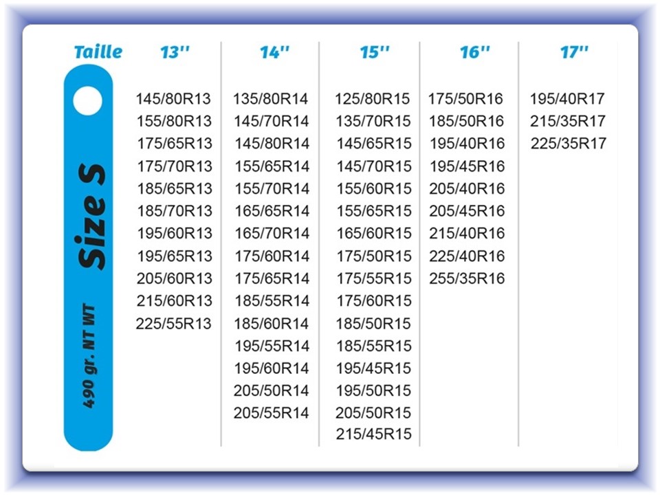 Textilné snehové reťaze Isse Easysock S 2-ks