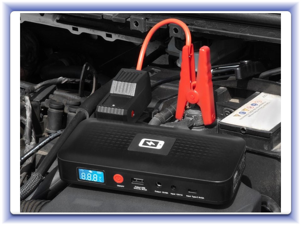 Štartovací zdroj jump starer Powerbank 12V 12Ah 800A