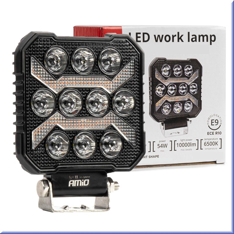 Pracovné LED svetlo AWL68 54W 6500K 10000lm 9-36V