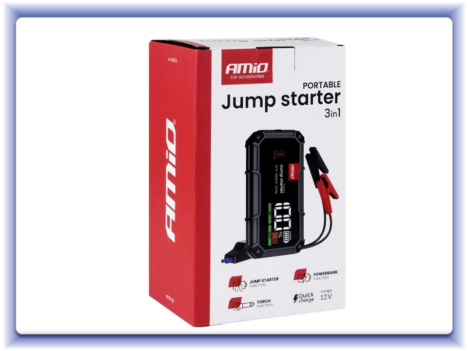 Štartovacie zariadenie 3in1 12V 12Ah 1000A PRO