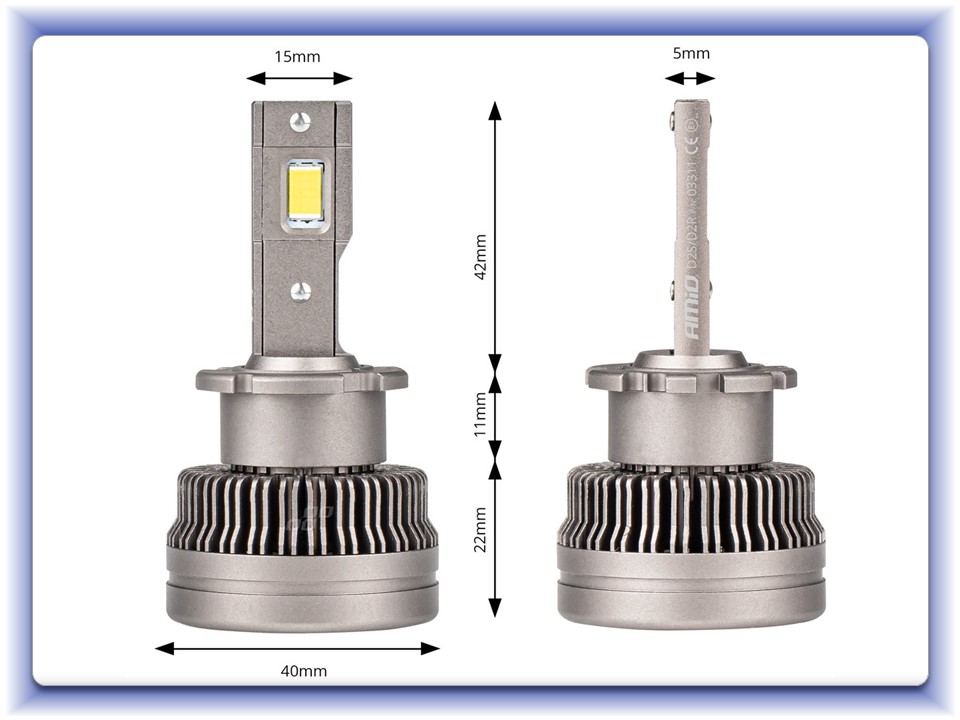 Led žiarovky D2S/D2R series XD