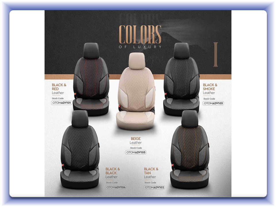 Autopoťahy OTOM ADVANCED 204 BLACK BABYFACE 3-ZIP