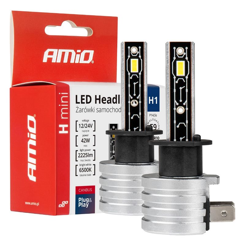 Led žiarovky H1 séria H-mini 12 / 24V