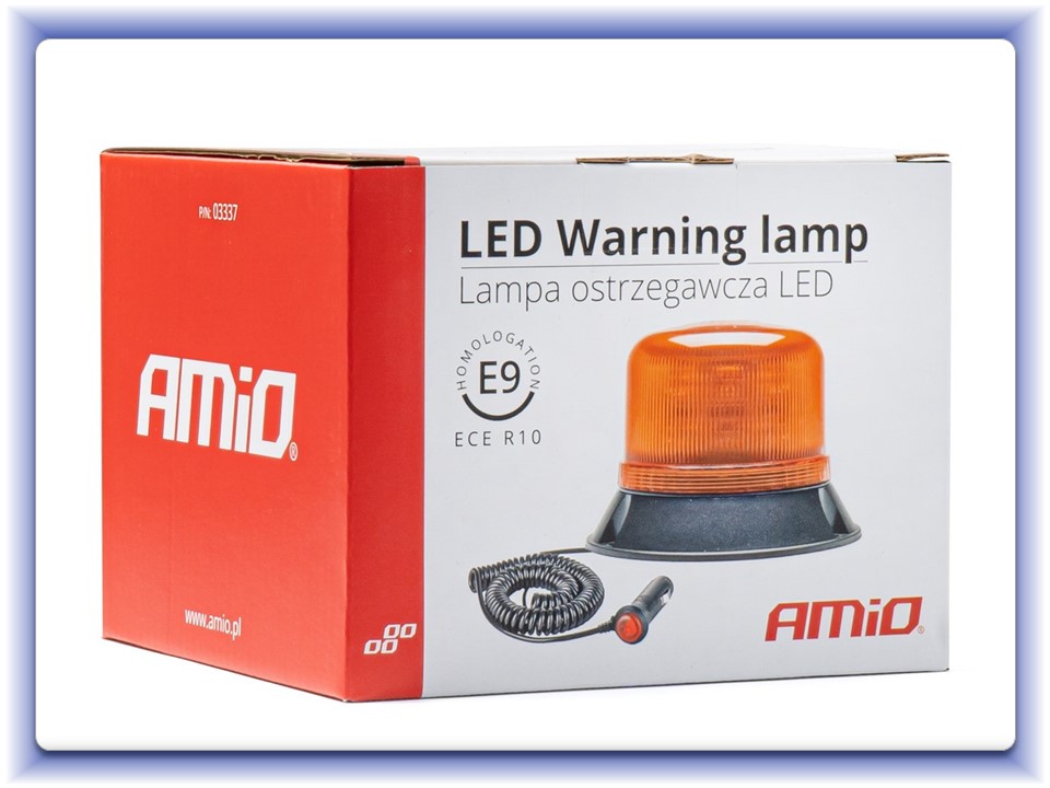 Výstražný maják W22m 60LED Magnet 12/24V