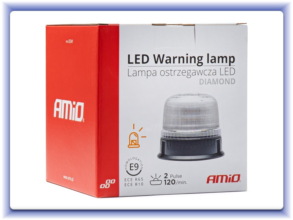 Výstražný maják 24LED W25b 12/24V