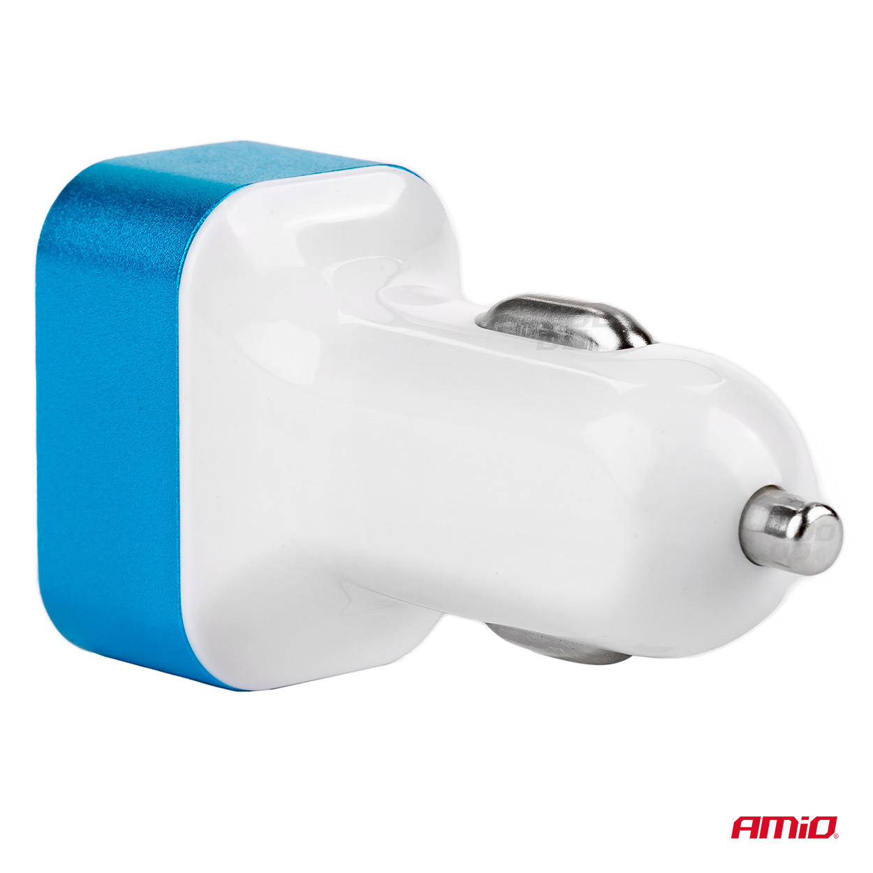 Autonabíjačka mobilného telefónu s 2xUSB + tester napätia akumulátora TEST-04