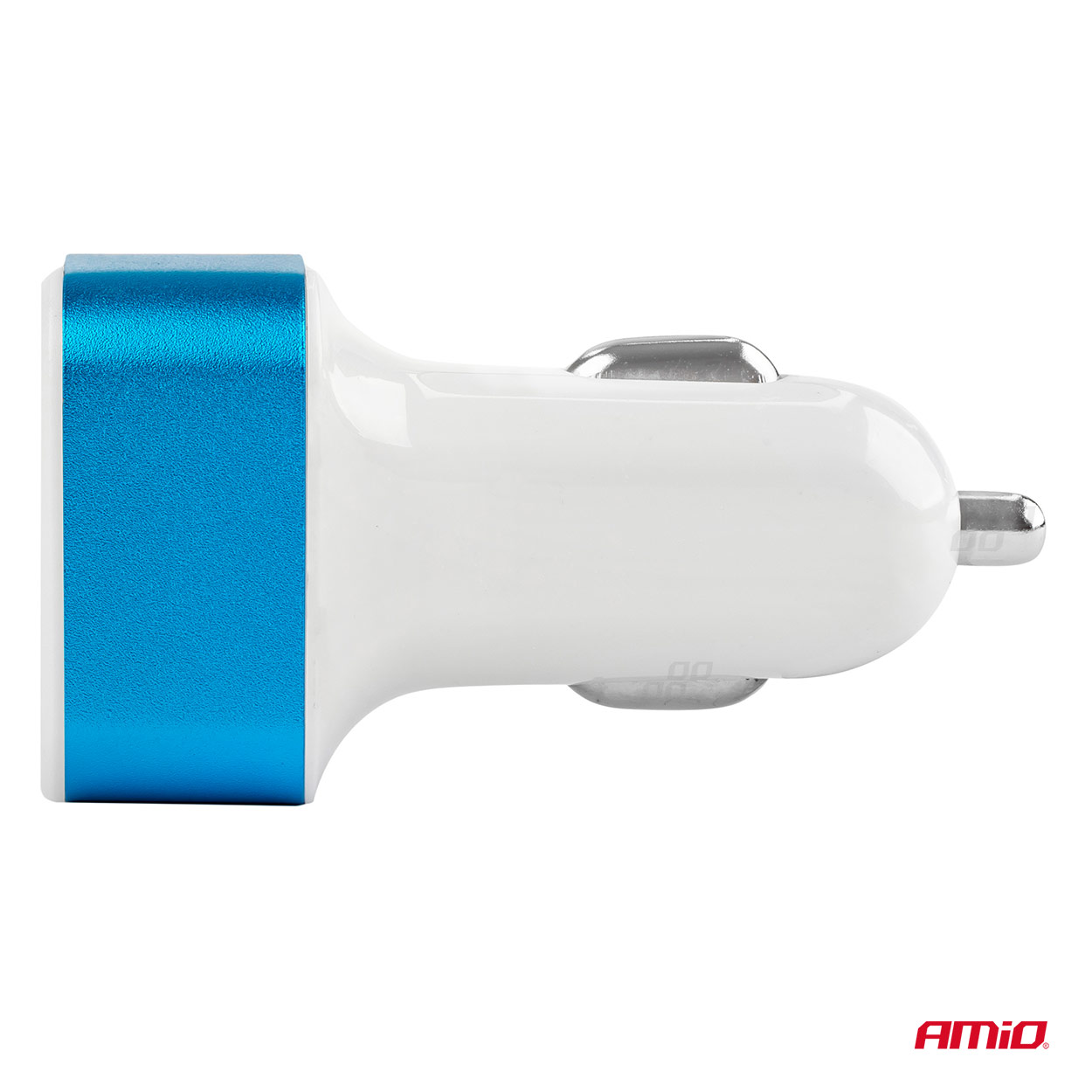 Autonabíjačka mobilného telefónu s 2xUSB + tester napätia akumulátora TEST-04