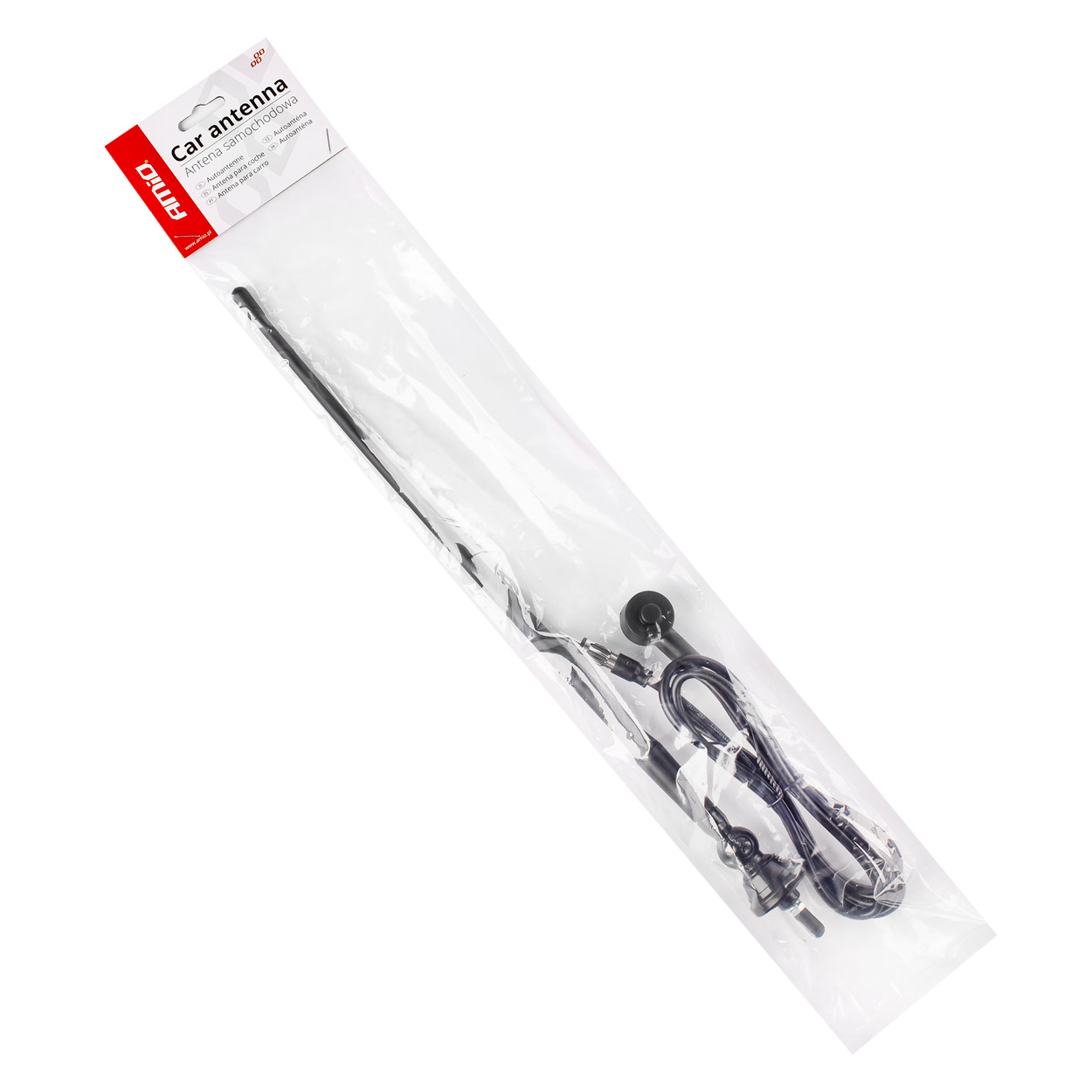 Autoanténa 34cm 5mm adaptér ANT02 AMIO-01049