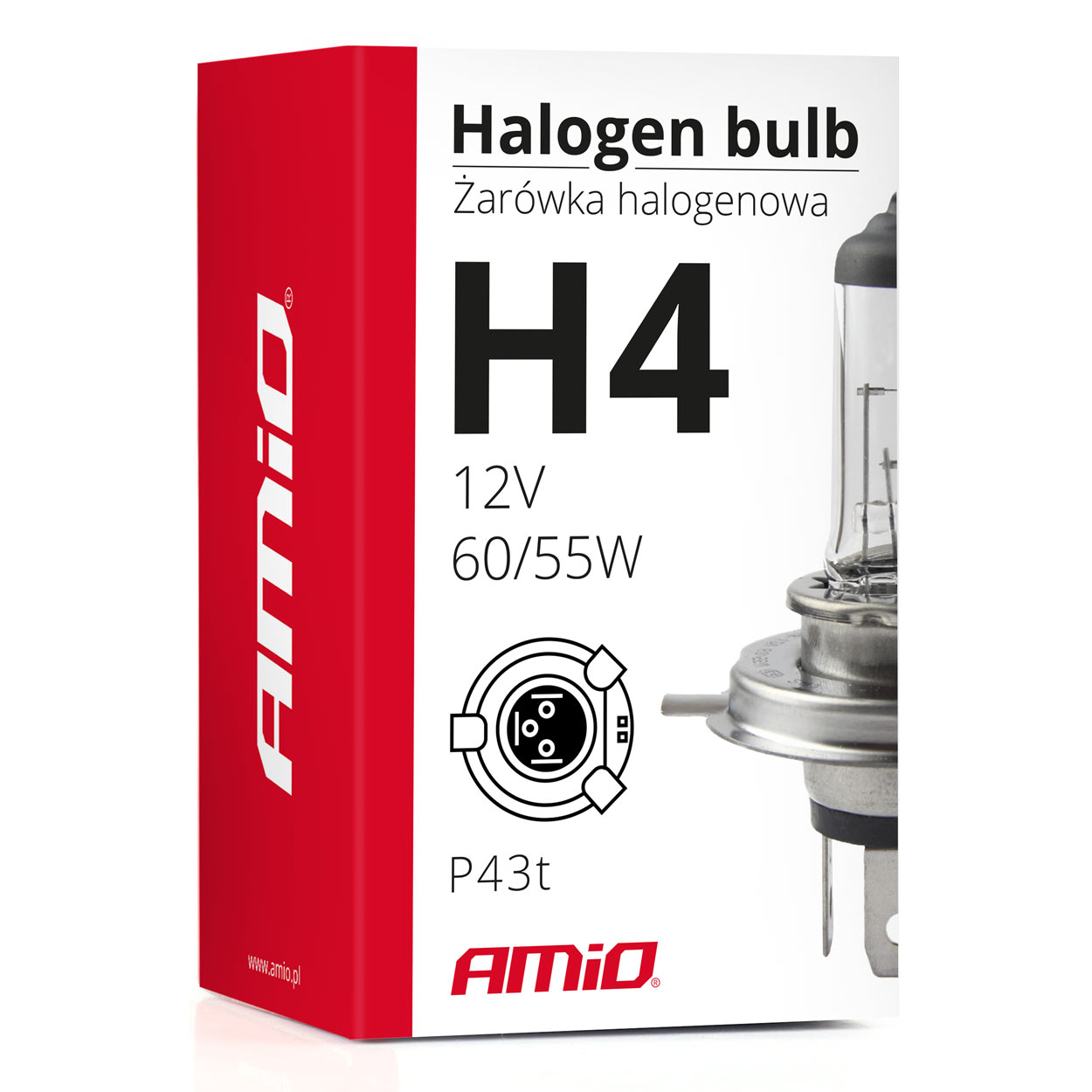 Halogénová žiarovka H4 12V 60/55W UV filter (E8)