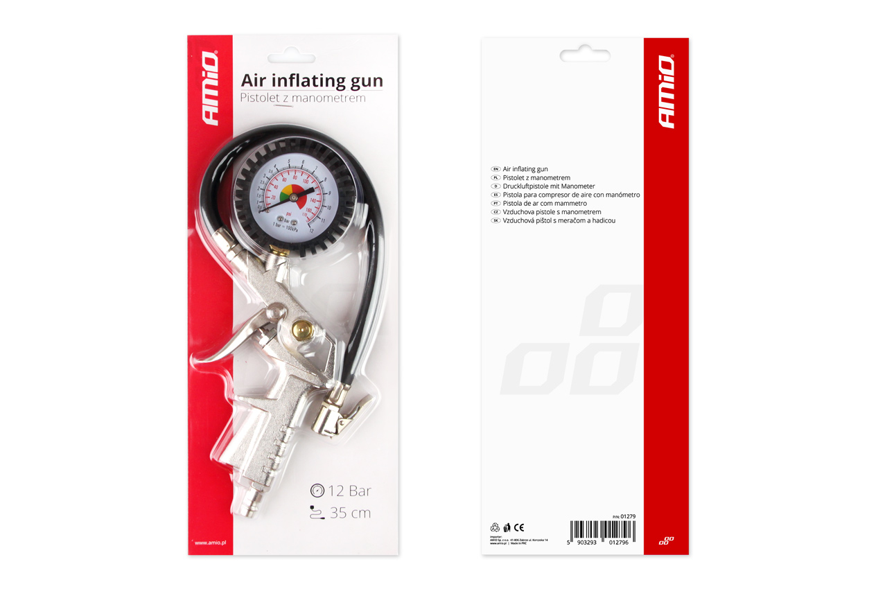 Pištoľ s manometrom