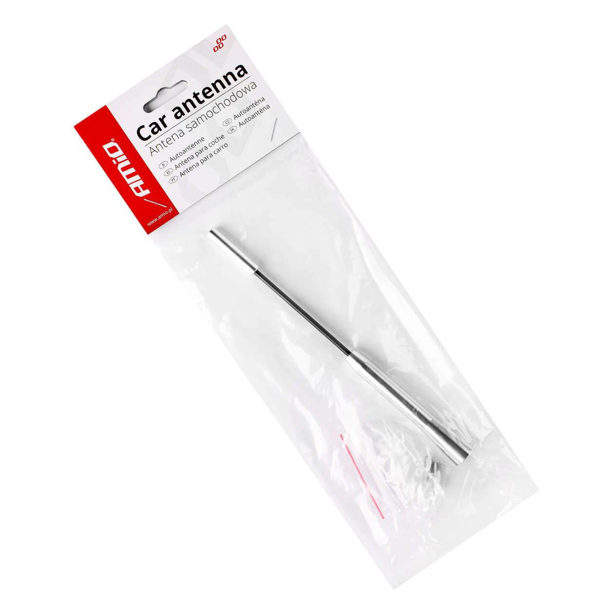 Prút autoantény 20 cm 5/6mm adaptér ANTM05