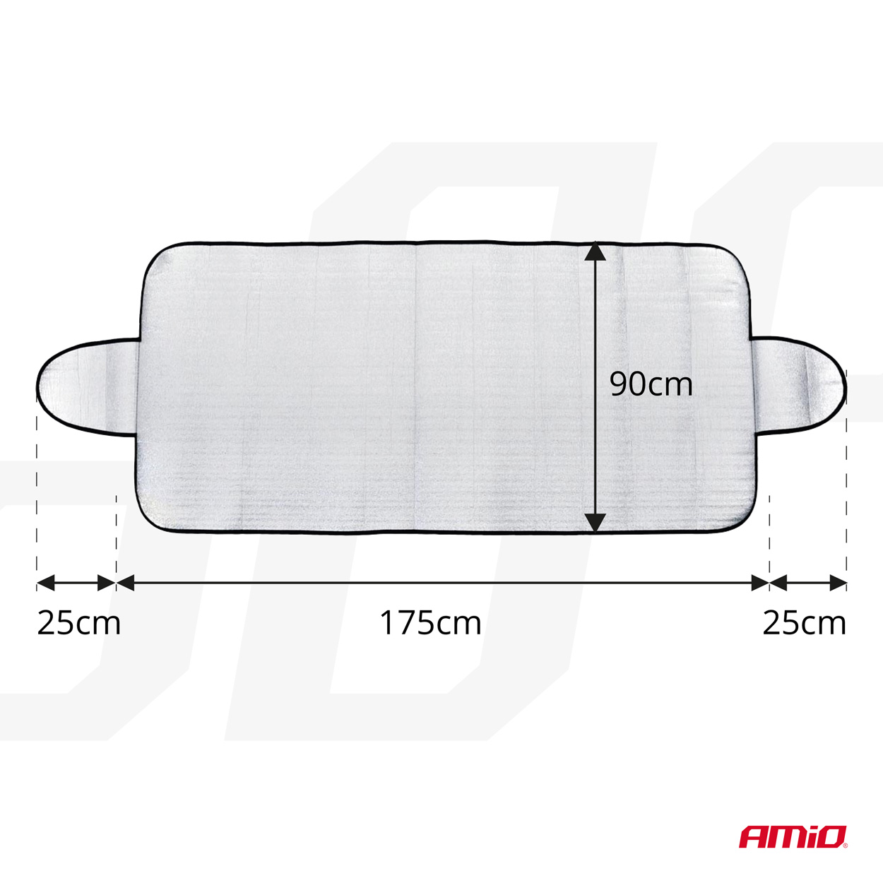Clona univerzálna strieborná ZIMA/LETO - 175x90cm AMiO-01390