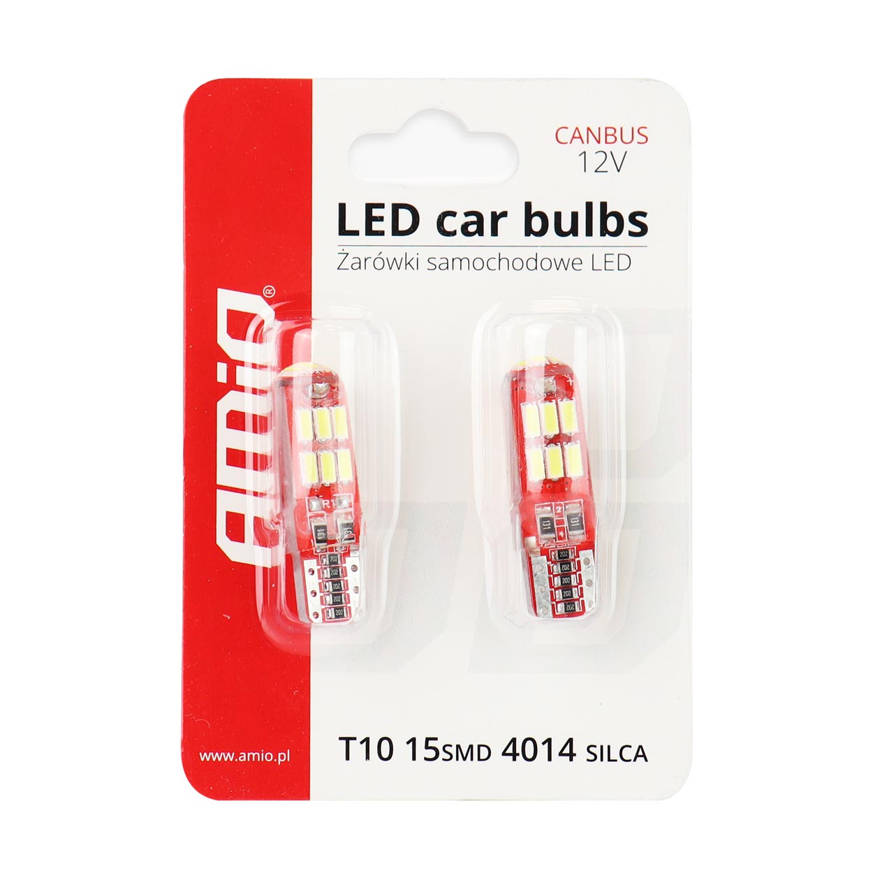 LED žiarovky CANBUS 15SMD 4014 T10e (W5W) SILCA White 12V