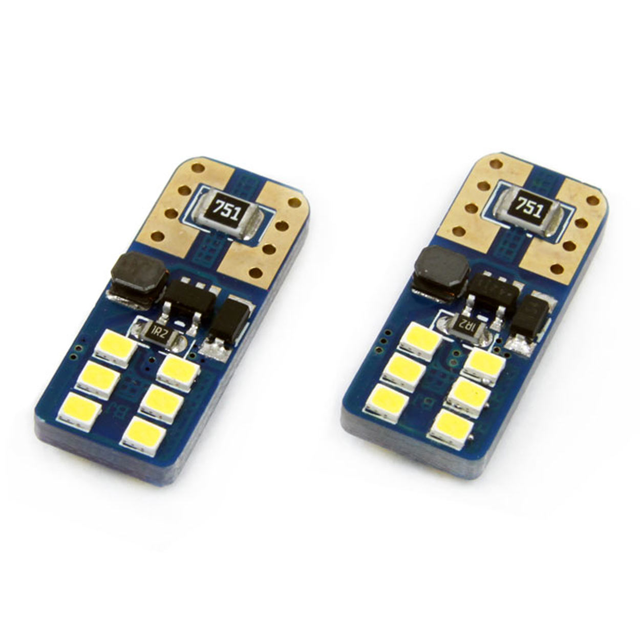 LED žiarovky CANBUS 12SMD UltraBright 2016 T10e (W5W) White 12V/24V