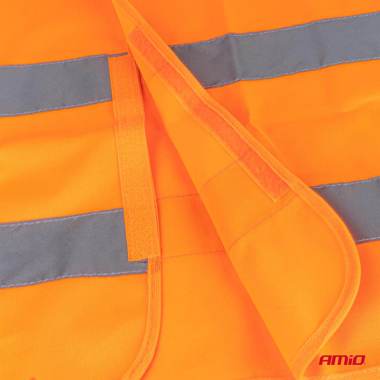 Reflexná vesta XL oranžová s certifikátom AMiO-01735