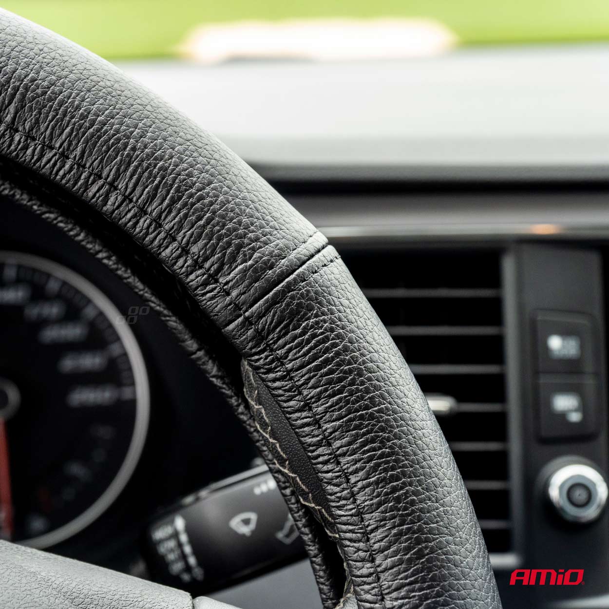 Poťah volantu pravá koža S 35-37