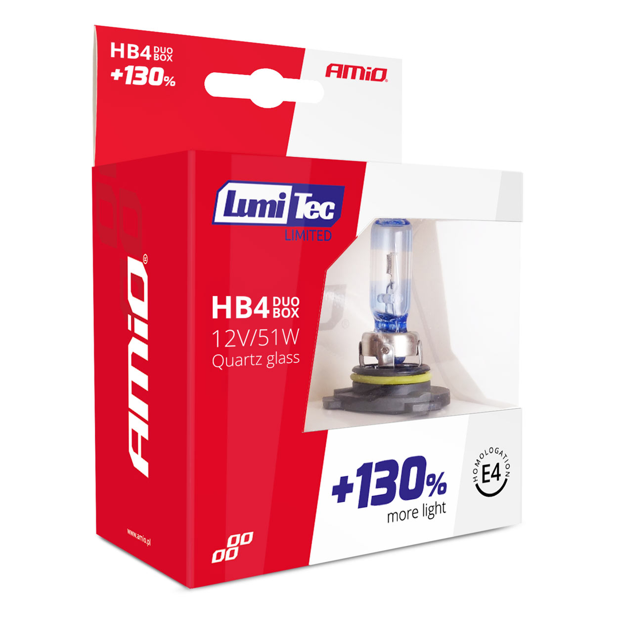 Halogénový DUO blister (2ks) HB4 12V 51W sada LumiTec LIMITED +130%