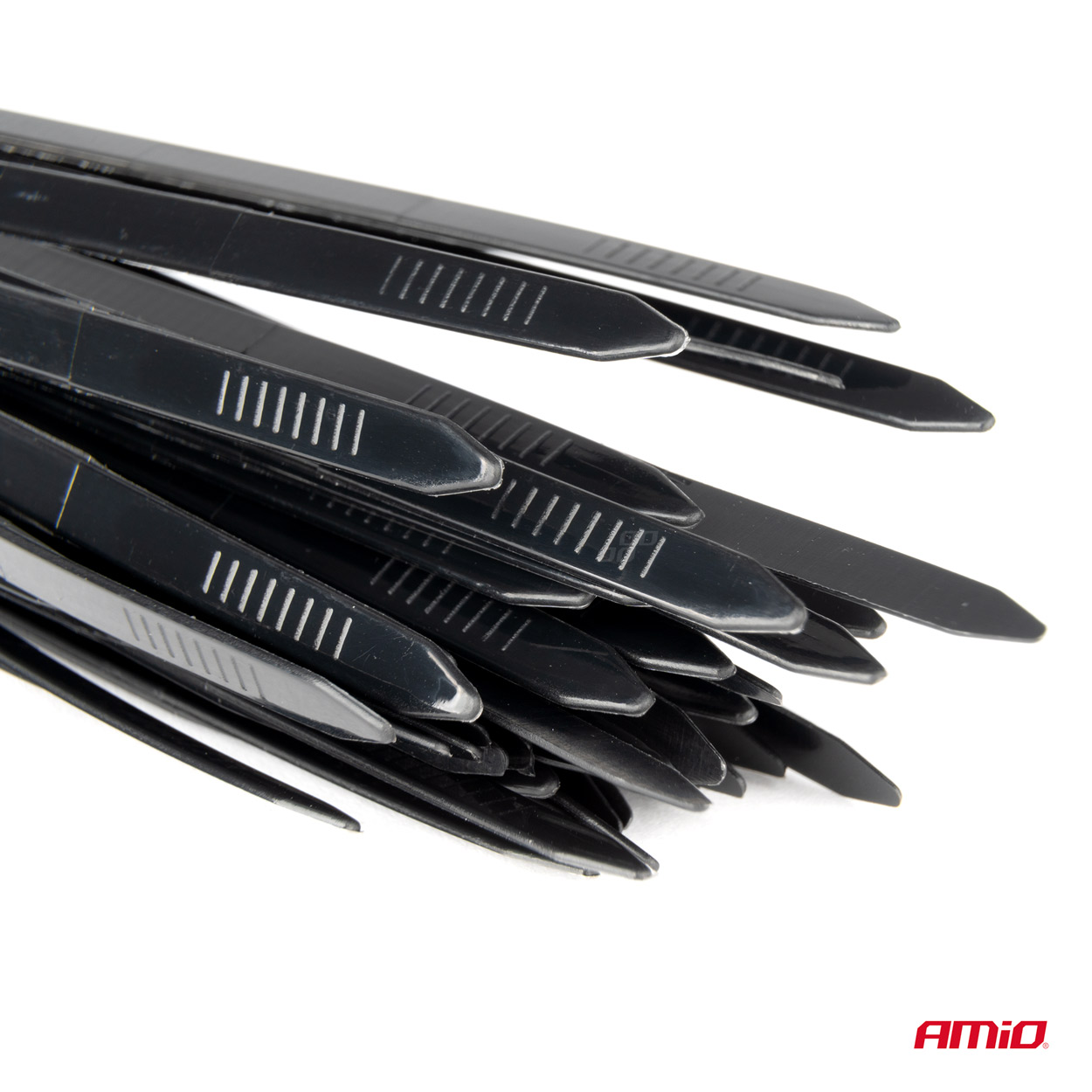 Sťahovacie pásky čierne 4,8x300mm - 100 ks