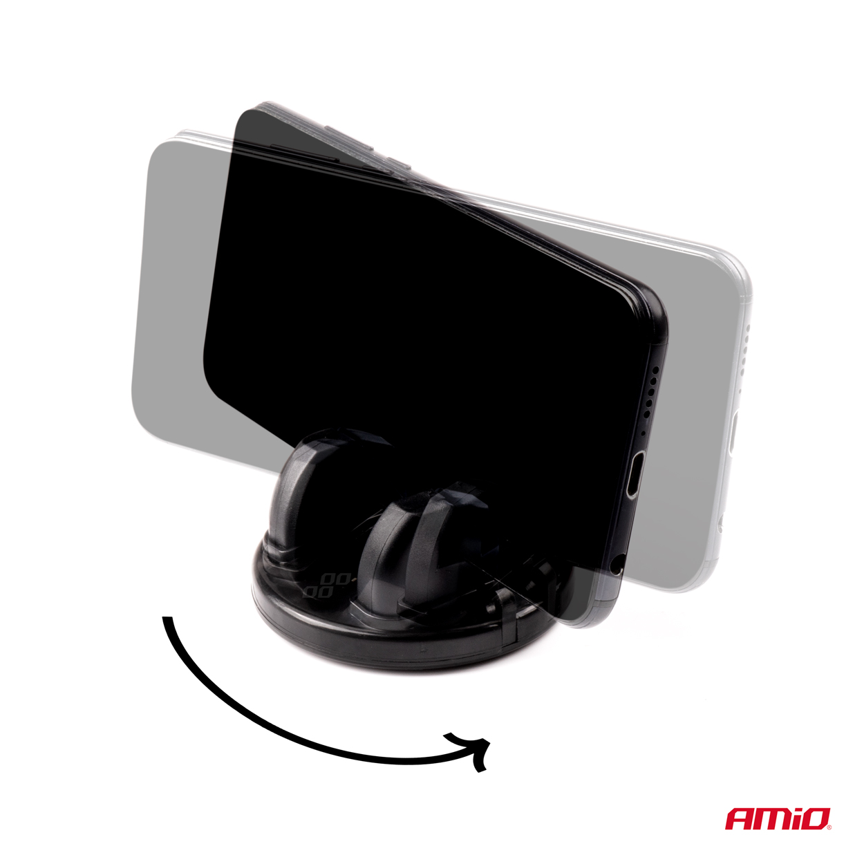 Držiak na mobil otočný 360° HOLD-15 AMiO-02186
