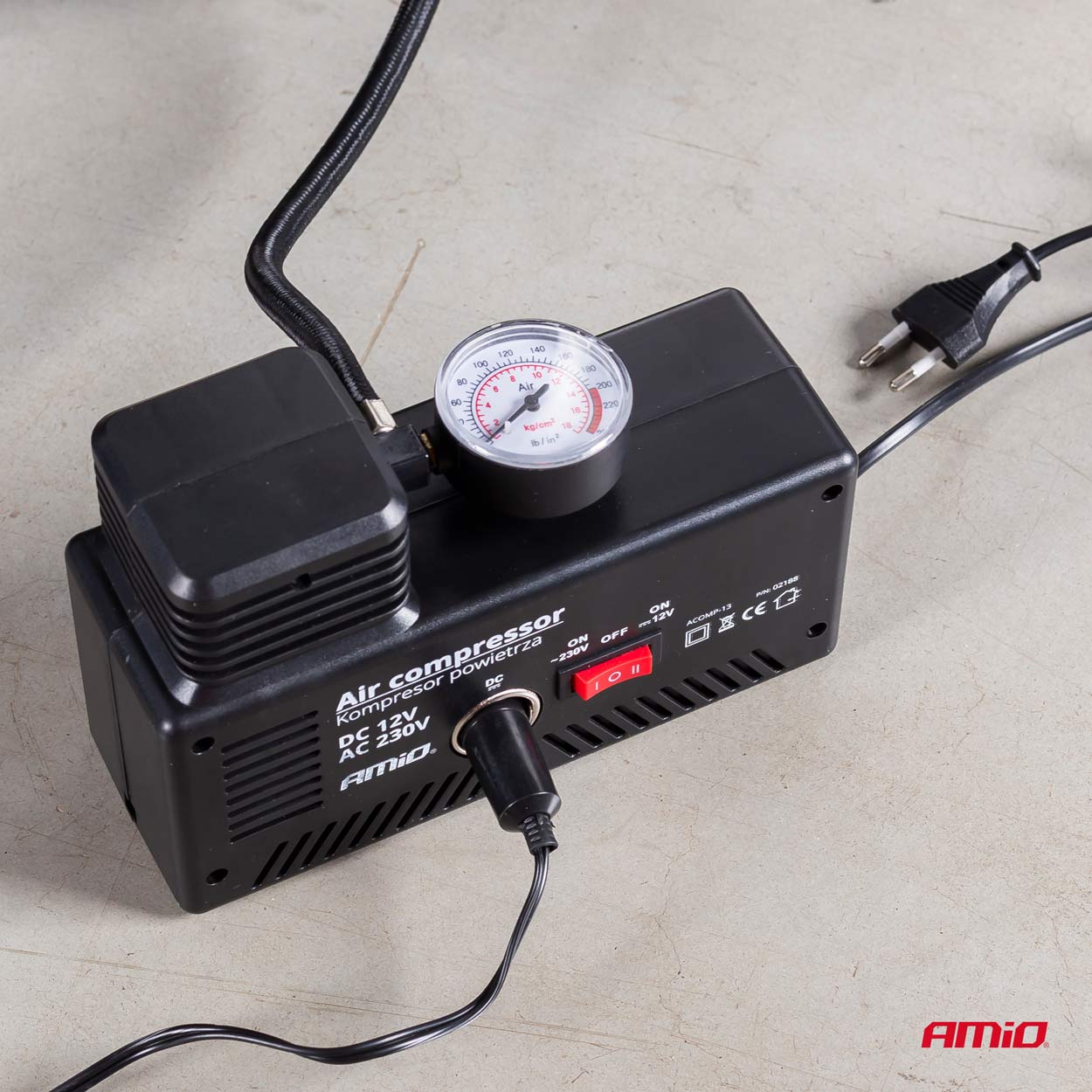 Kompresor do auta 12V/230V, Acomp-13