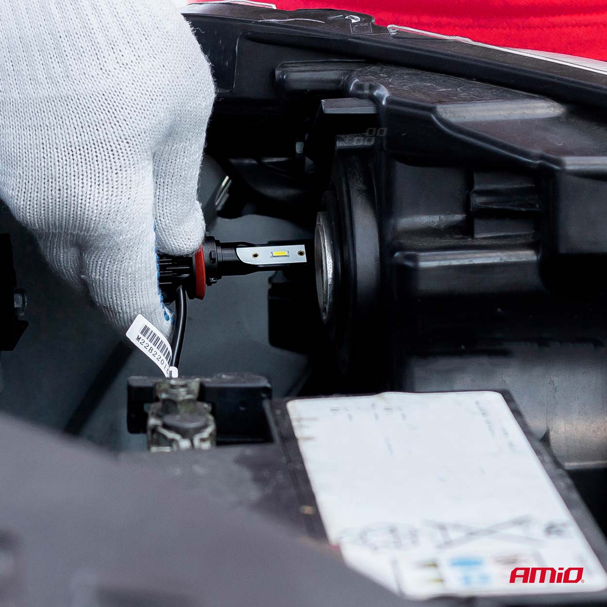 LED žiarovky hlavného svietenia H8/H9/H11/H16 BF séria AMiO