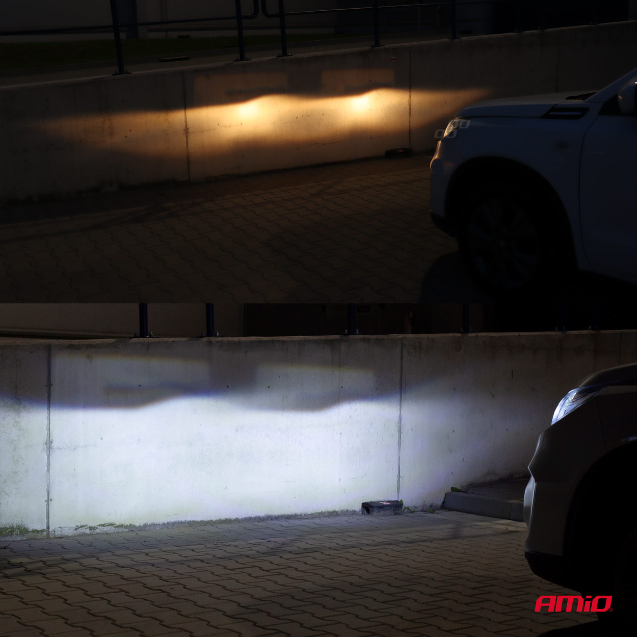 LED žiarovky hlavného svietenia HB3 9005/HIR1 9011/H10 BF séria AMiO