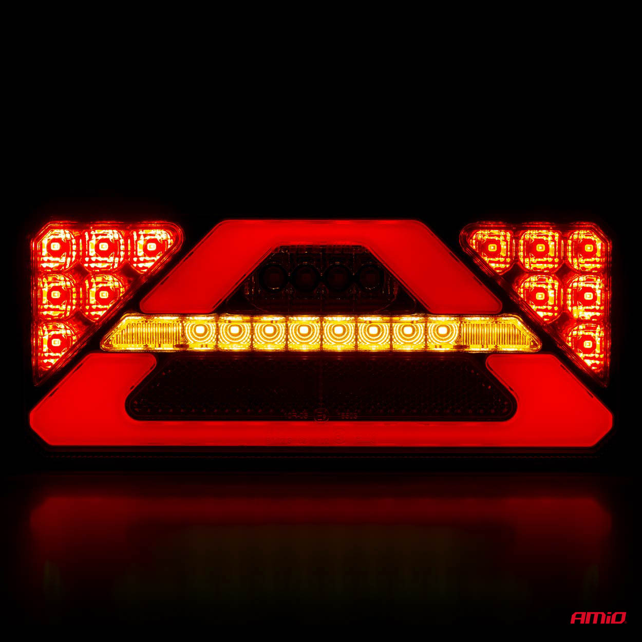 Svetlo zadné združené LED dynamické ĽAVÉ RCL-02-L