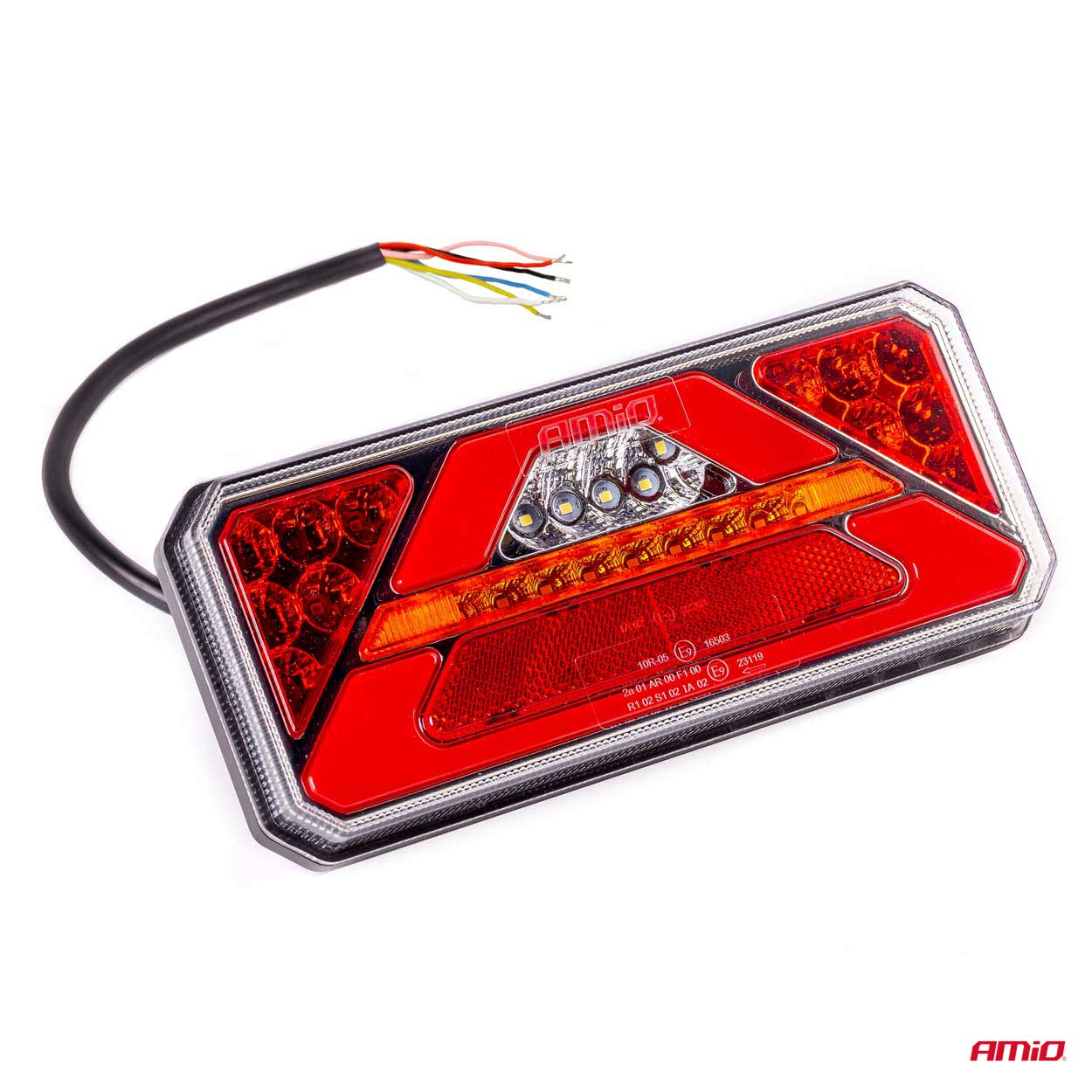 Svetlo zadné združené LED dynamické ĽAVÉ RCL-02-L
