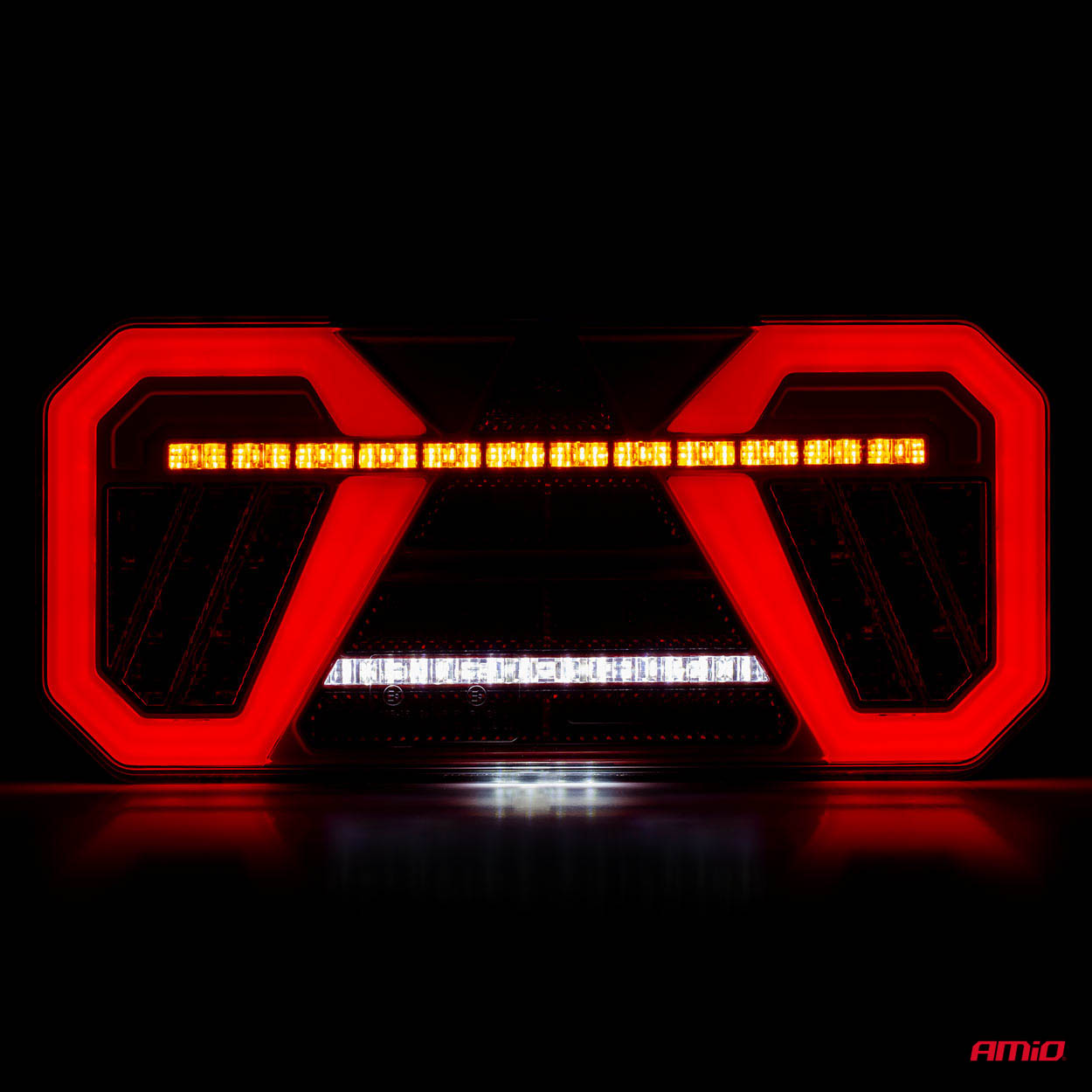 Svetlo zadné združené LED dynamické ĽAVÉ RCL-04-L